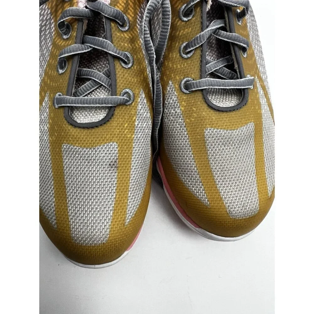 FootJoy Women's FJ 98000 EmPower Pink/Grey/Gold Spikeless Golf Shoes Sz 8 M